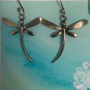 Dragonfly Metal Earrings